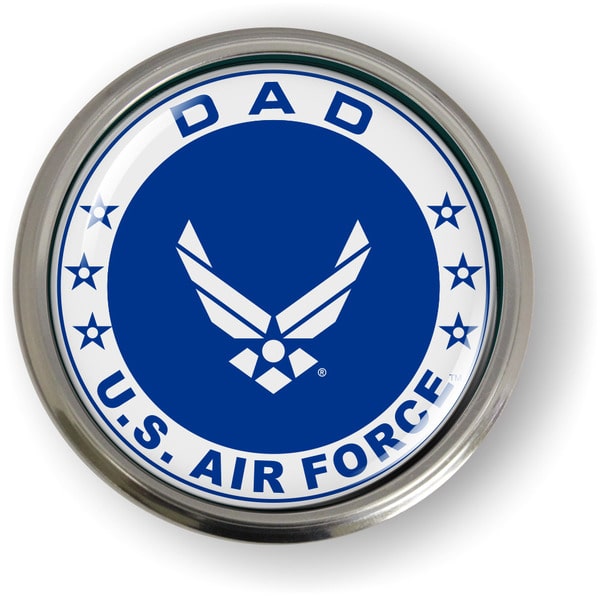 U.S. Air Force Dad Emblem (White Wings)